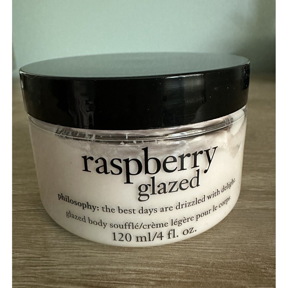 PHILOSOPHY GLAZED BODY SOUFFLE‎ Raspberry 4 Fl Oz *Read Description